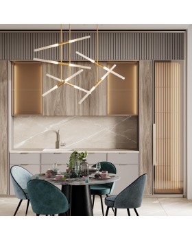 4306/2 HIGHTECH ODL22 115 золото Потолочный светильник IP20 G9 2*40W SOHO-foto3