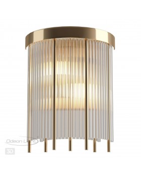 4788/2W HALL ODL21 454 золото/металл/стекло Бра E14 2*40W YORK-foto5