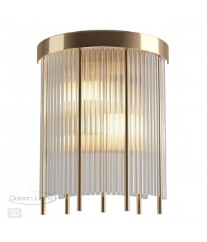 4788/2W HALL ODL21 454 золото/металл/стекло Бра E14 2*40W YORK-foto5