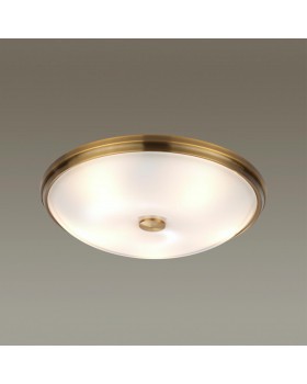 4956/5 WALLI ODL22 513 античн.бронза/металл/белый/стекло Настенно-потолочн.светильн. E14 5*40W PELOW-foto3