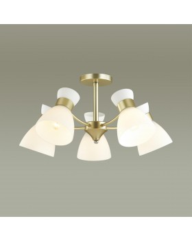 4535/5C COMFI LN21 203 матовое золото Люстра потолочная E27 5*60W 220V WILMA-foto4