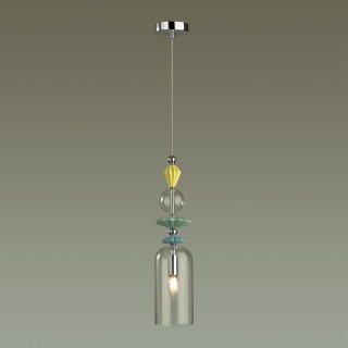 4893/1 CLASSIC ODL_EX22 71 хром/раноцветн./керамика/стекло Подвес E14 1*40W 4893/1 BIZET-foto4
