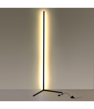 4335/6FL HIGHTECH ODL22 116 чёрный Напольный светильник c ПДУ IP20 LED 6W RGBW 1125Лм 3000K FILLINI (микрофон и динамик в комплекте)-foto4