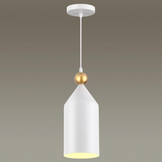 4093/1 PENDANT ODL19 359 белый/золотой Подвес Е27 1*40W BOLLI-foto3