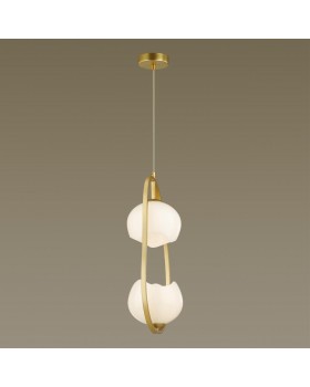 4873/2 MODERN ODL_EX22 85 золотой/белый/стекло Подвес E14 2*40W WATERLILY-foto7