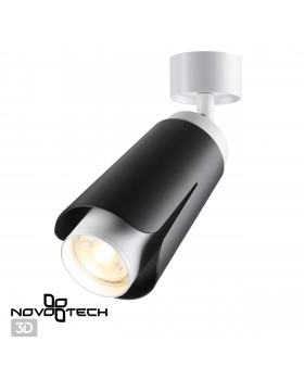 370828 OVER NT22 165 черный Светильник накладной IP20 GU10 9W 220V TULIP-foto3