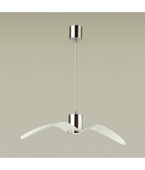 4903/1B PENDANT ODL22 289 белый/хром/стекло Подвес GU10 1*5W BIRDS-foto4