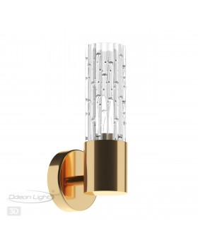 4841/1W HALL ODL21 477 золото/металл/стекло Бра E14 1*40W SABANO-foto5