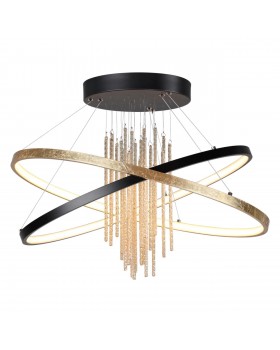 3901/70CL L-VISION ODL22 215 черный/золотистый/металл Потолочный светильник IP20 LED 70W 3340Лм 4000K MONICA-foto6