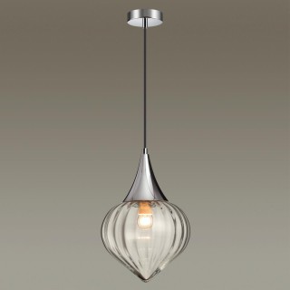 4949/1 PENDANT ODL22 305 хром/прозрачный/стекло Подвес E14 1*40W KESTA-foto4