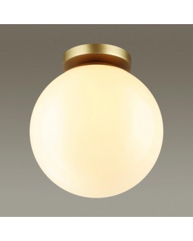 4248/1C HIGHTECH ODL21 245 золотист/металл/белый/акрил Потолочный светильник IP44 E27 LED max 9W BOSCO-foto4