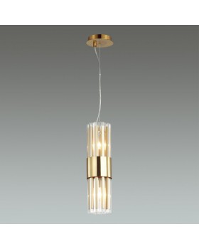 4786/2 HALL ODL21 457 золото/металл/стекло Подвес E14 2*40W VIKETA-foto4