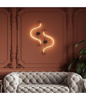 4303/19WL HIGHTECH ODL22 177 черный/античная бронза Настенный светильник IP20 LED 19W 1140Лм 4000K KEYS-foto3