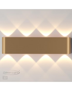 3893/8WL HIGHTECH ODL20 197 золотистый/металл Настенный светильник LED 3000K 8W 220V MAGNUM-foto4