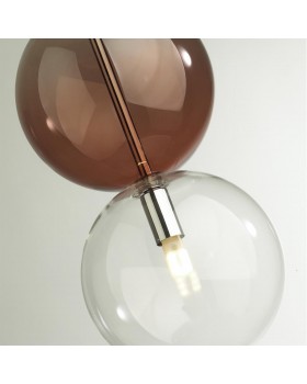 4980/1C PENDANT ODL22 298 хром/ темн.бордовый/стекло Подвес G9 1*40W TWIXY-foto7