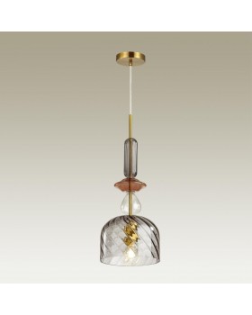 4647/1 PENDANT ODL20 342 золотой/коричневый/разноцветный Подвес E27 60W 220V BELLA-foto4