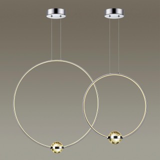 4337/18L L-VISION ODL22 113 хром/металл Подвесной светильник IP20 LED 18W 1370Лм 4000K GOTA-foto5