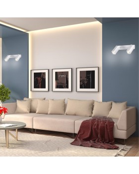 370554 OVER NT19 223 белый Накладной светильник IP20 GU10 2*50W 230V GUSTO-foto3