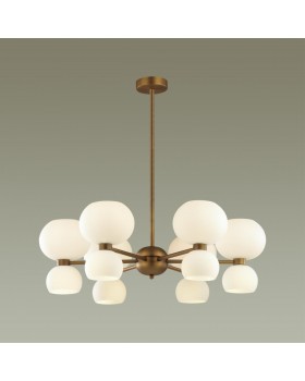 4979/12 MODERN ODL22 391 мат.бронзовый/белый/стекло Люстра E14/G9 6+6*40W CHANGI-foto3