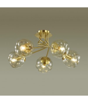 4556/5C MODERNI LN21 080 золотой Люстра потолочная E14 5*40W 220V BREANA-foto3