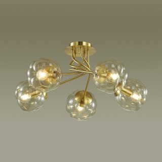 4556/5C MODERNI LN21 080 золотой Люстра потолочная E14 5*40W 220V BREANA-foto3