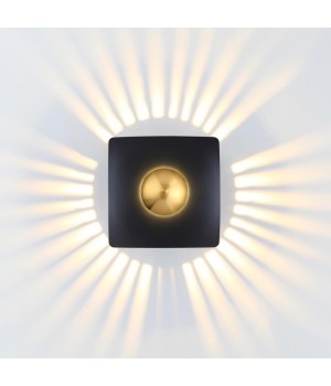 4224/13WL MIDCENT ODL21 131 черн/золот/металл Настенный светильник IP20 LED 13W 1520Лм 3000K ADAMAS-foto7