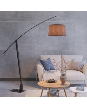 4061/1F MODERN (В 3-Х КОРОБКАХ) ODL19 551 черный Торшер E27 60W BRONX-foto3