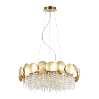 4636/6 CLASSIC ODL20 489 золото/хрусталь/металл Люстра E14 6*40W 220V ULLA-foto6