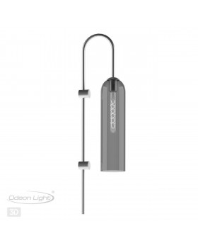 4805/1W PENDANT ODL21 339 никель/дымчатый Бра E27 1*60W VOSTI-foto5