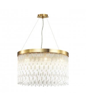 4848/8 HALL ODL21 467 золото/стекло Люстра E14 8*40W REFANO-foto6