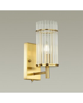 4809/1W MIDCENT ODL21 477 бронзовый/прозрачный Бра с выкл. E14 1*60W FORMIA-foto3