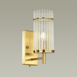 4809/1W MIDCENT ODL21 477 бронзовый/прозрачный Бра с выкл. E14 1*60W FORMIA-foto3