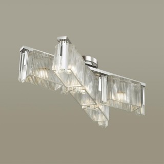 4871/5C HALL ODL_EX22 57 хром/прозрачный/стекло Люстра потолочная E14 5*40W GATSBY-foto4