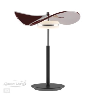 4857/10TL L-VISION ODL_EX21 67 никель/черничный/стекло Настольная лампа LED 1*10W 3500K FLUENT-foto5