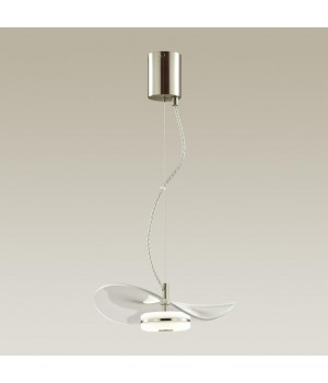 4860/10LA L-VISION ODL_EX21 65 никель/прозрачный/стекло Подвес LED 1*10W 3500K FLUENT-foto4