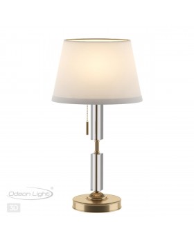 4894/1T MODERN ODL_EX22 91 бронзовый/белый/абажур ткань Настольная лампа E27 1*60W LONDON-foto5