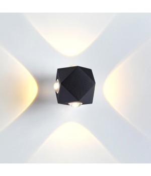 4218/8WL HIGHTECH ODL21 189 черн/металл Настенный светильник IP54 LED 8W 716Лм 3200K DIAMANTA-foto7