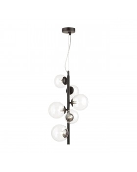 4818/6 MODERN ODL21 395 черный/прозрачный Подвес G9 6*40W TOVI-foto6