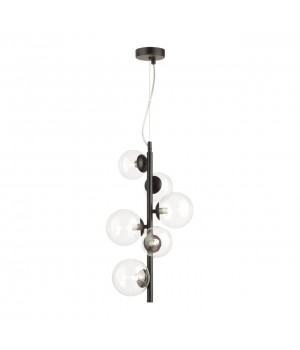 4818/6 MODERN ODL21 395 черный/прозрачный Подвес G9 6*40W TOVI-foto6