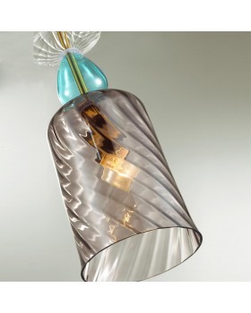 4646/1 PENDANT ODL20 342 золотой/коричневый/разноцветный Подвес E27 60W 220V BELLA-foto8