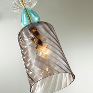 4646/1 PENDANT ODL20 342 золотой/коричневый/разноцветный Подвес E27 60W 220V BELLA-foto8