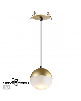 370816 SPOT NT22 231 матовое золото Светильник встраиваемый, длина провода 2м IP20 GU10 9W 220V GARN-foto4