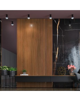 370811 OVER NT22 164 черный Светильник накладной IP20 GU10 9W 220V GARN-foto3