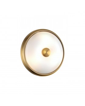 4956/2 WALLI ODL22 513 античн.бронза/металл/белый/стекло Настенно-потолочн.светильн. E14 2*40W PELOW-foto4