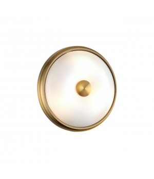 4956/2 WALLI ODL22 513 античн.бронза/металл/белый/стекло Настенно-потолочн.светильн. E14 2*40W PELOW-foto4