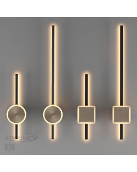 4257/18WL HIGHTECH ODL21 127 черн/ант.бронза Настен.светильник IP20 LED 18W 1148Лм 3000K STILO-foto5