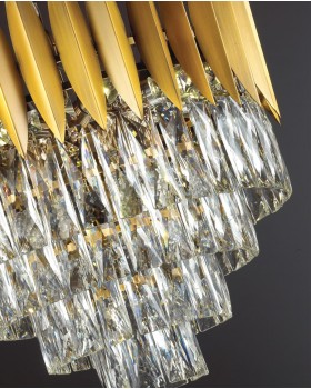 4124/12 HALL ODL19 435 золото/хрусталь Люстра E14 12*40W VALETTA-foto5