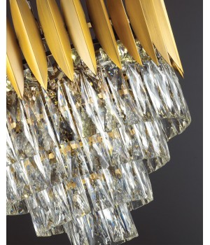 4124/12 HALL ODL19 435 золото/хрусталь Люстра E14 12*40W VALETTA-foto5