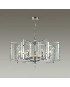 4888/7 MODERN ODL_EX22 93 хром/прозрачный/стекло Люстра E27 7*60W ELEGANTE-foto4