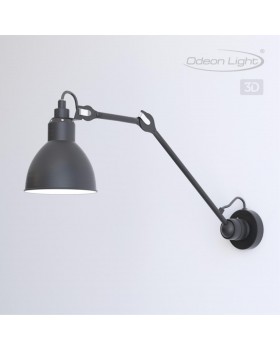 4125/1WD MODERN ODL19 525 черный Бра на кронштейне Е14 1*40W ARTA-foto4